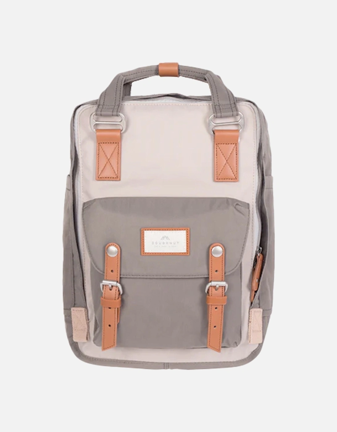 Unisex Macaroon Backpack Ivory X Light Grey, 4 of 3