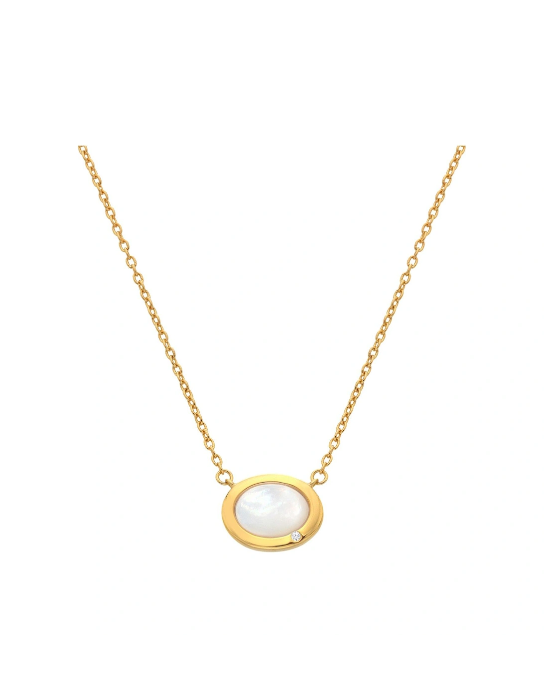 HDXGEM Oval Necklace - Mother of Pearl, 2 of 1