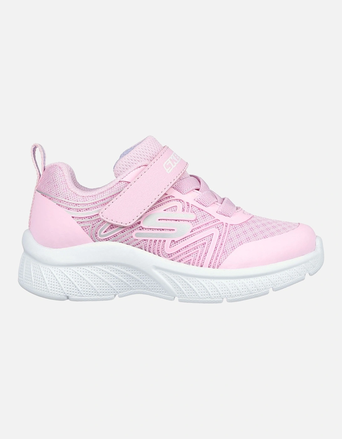 Kids Microspec Plus Swirl Sweet Hook & Loop Trainers