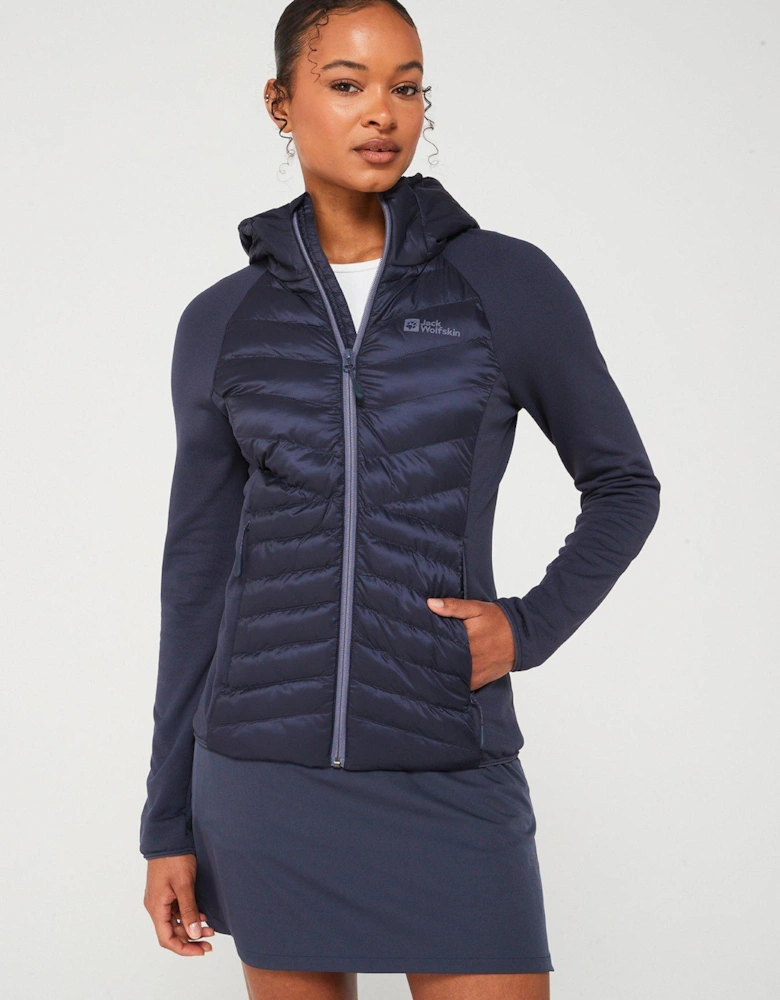 Womens Routeburn Pro Hybrid Jacket - Grey
