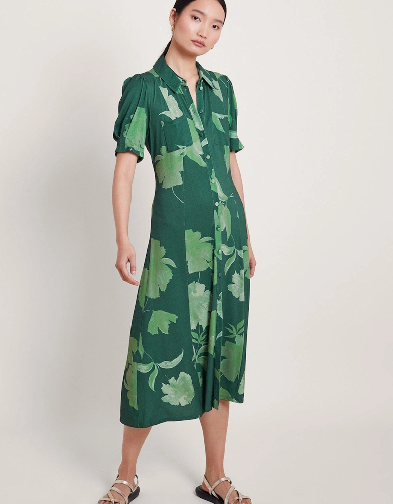 Zannah Print Shirt Dress