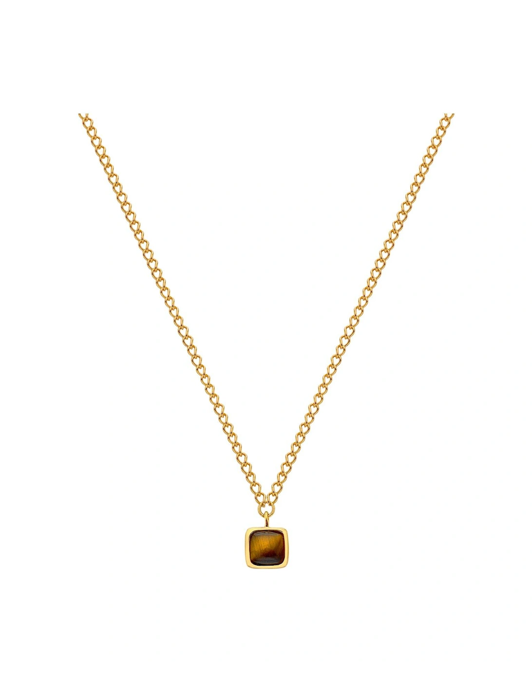 HDXGEM Square Necklace - Tigers Eye, 2 of 1