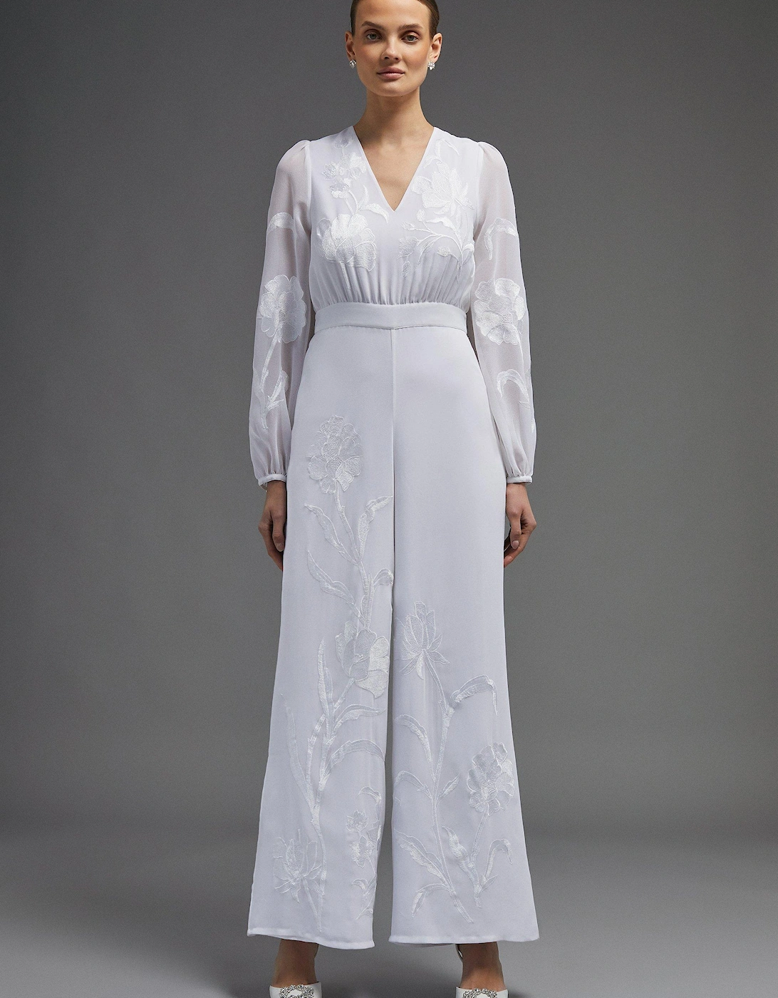 Embroidered Satin Jumpsuit, 6 of 5