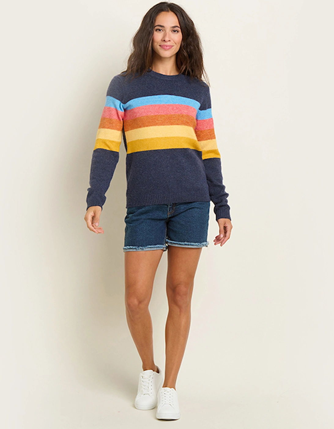 Women's Horizon Knitted Jumper Navy