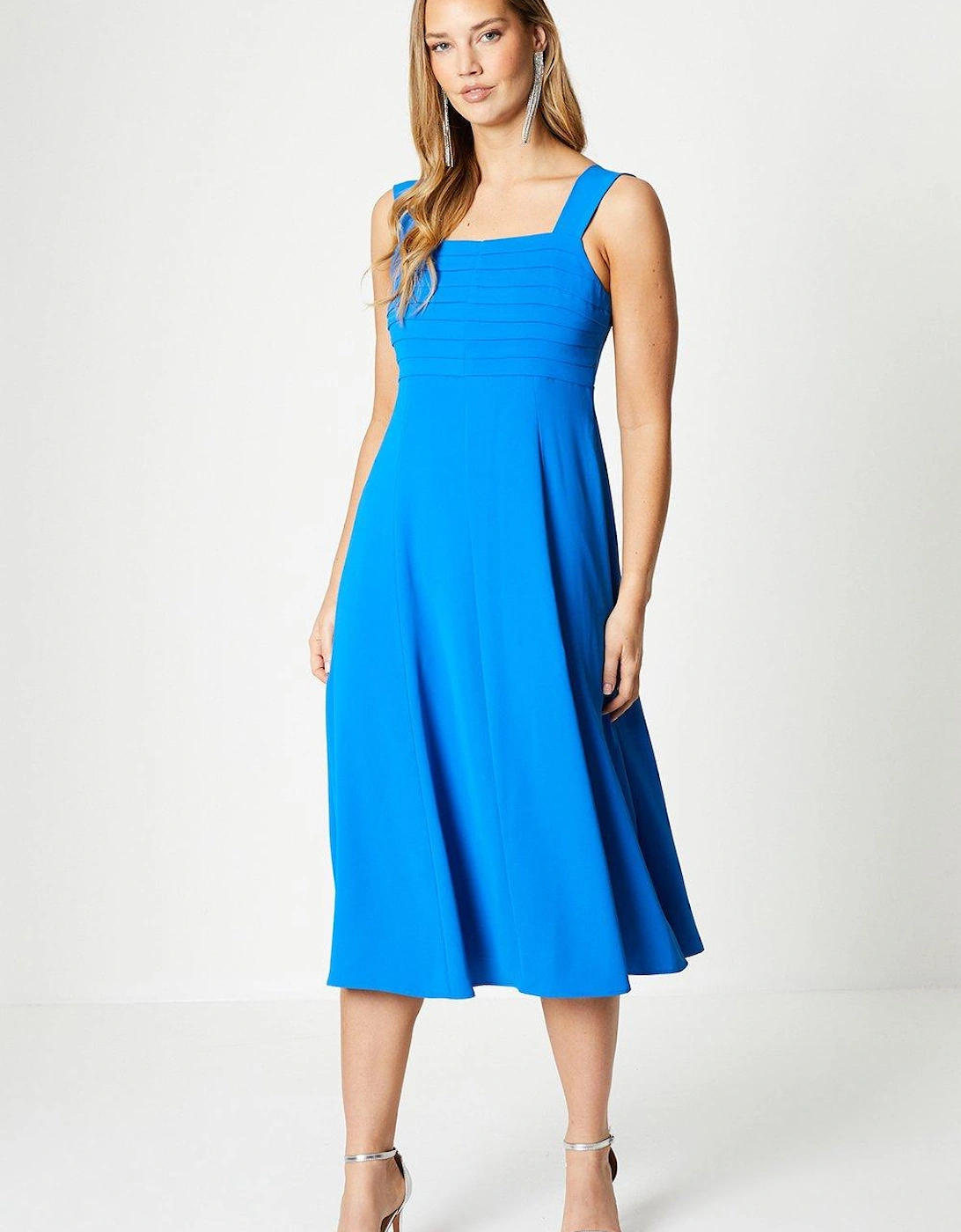 Pleat Bodice Midi Dress, 5 of 4