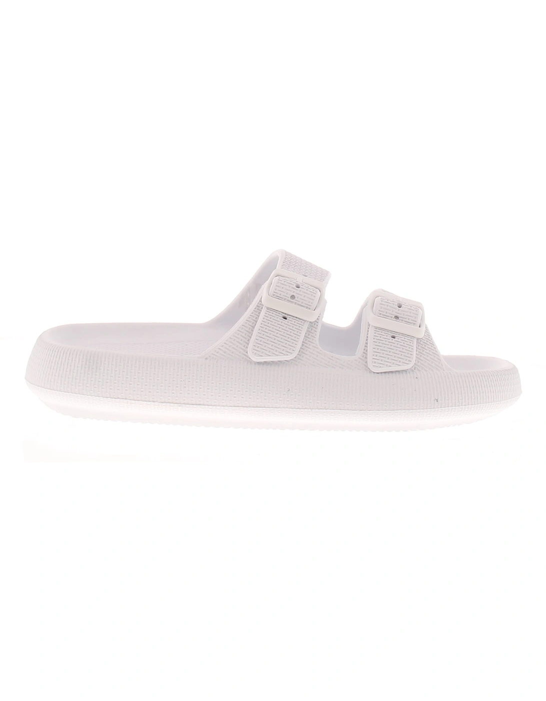 Womens Jelly Mules Sandals Lithe Slip On white UK Size