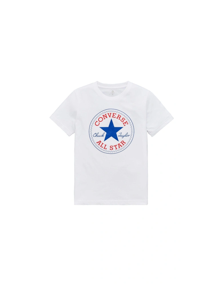 Junior Boys Chuck Patch T-Shirt - White