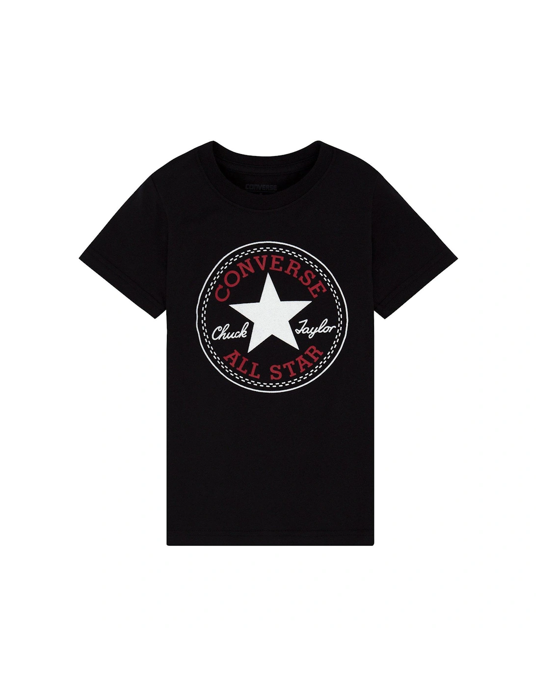 Junior Boys Core Chuck Patch T-Shirt - Black, 4 of 3