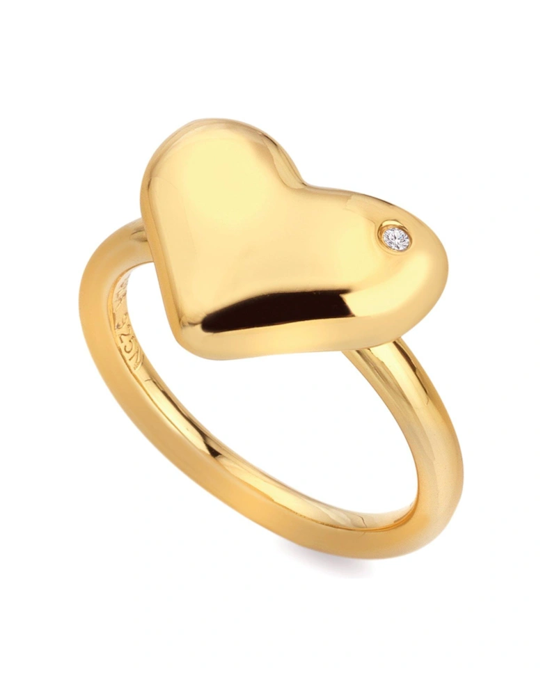 HD X JJ Desire Statement Ring - Gold Plated