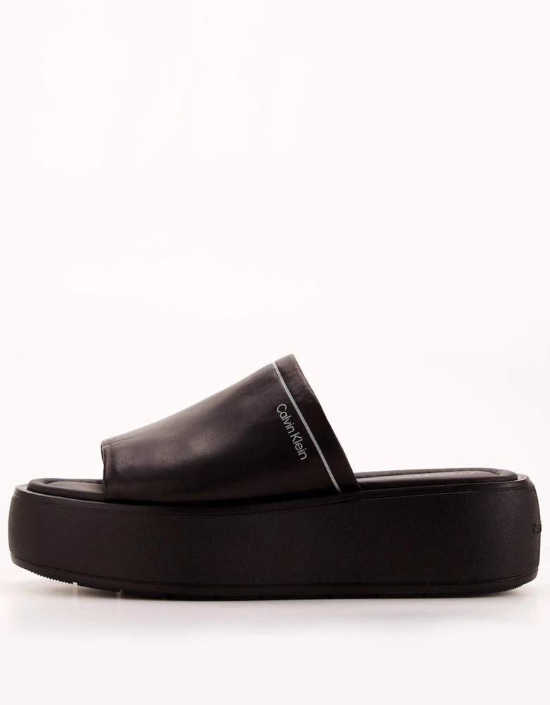 Flatform Sandal - Black
