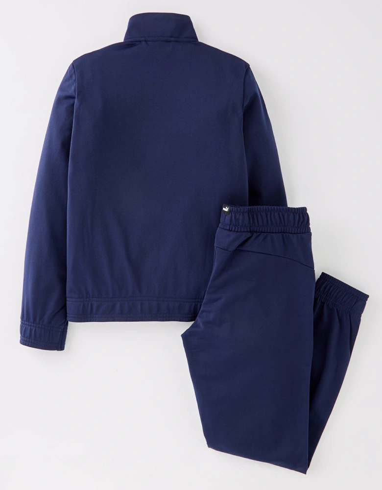 Boys Tracksuit - Navy/White - Navy