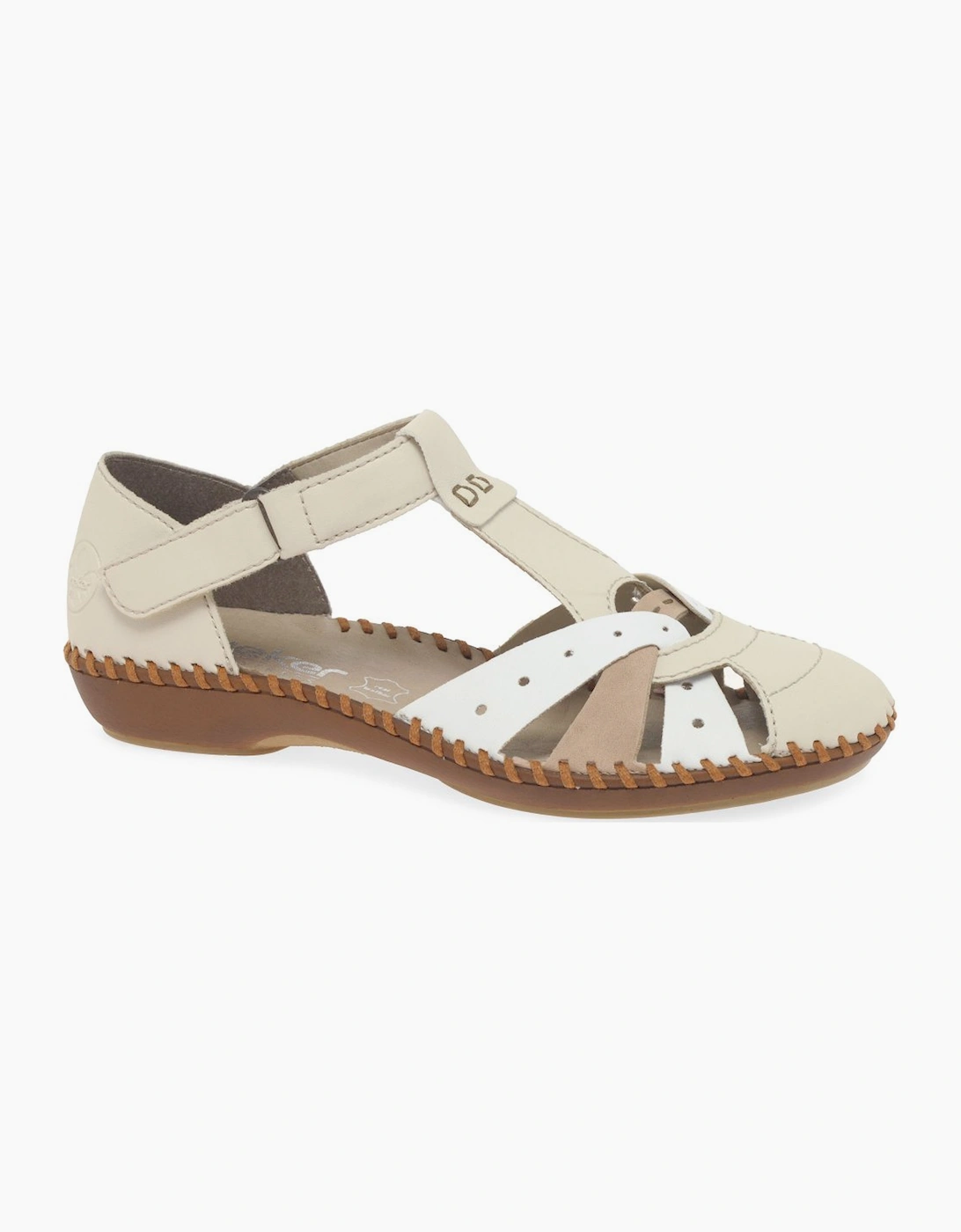Rieker Women's White Maria Sandals  6 Size 6