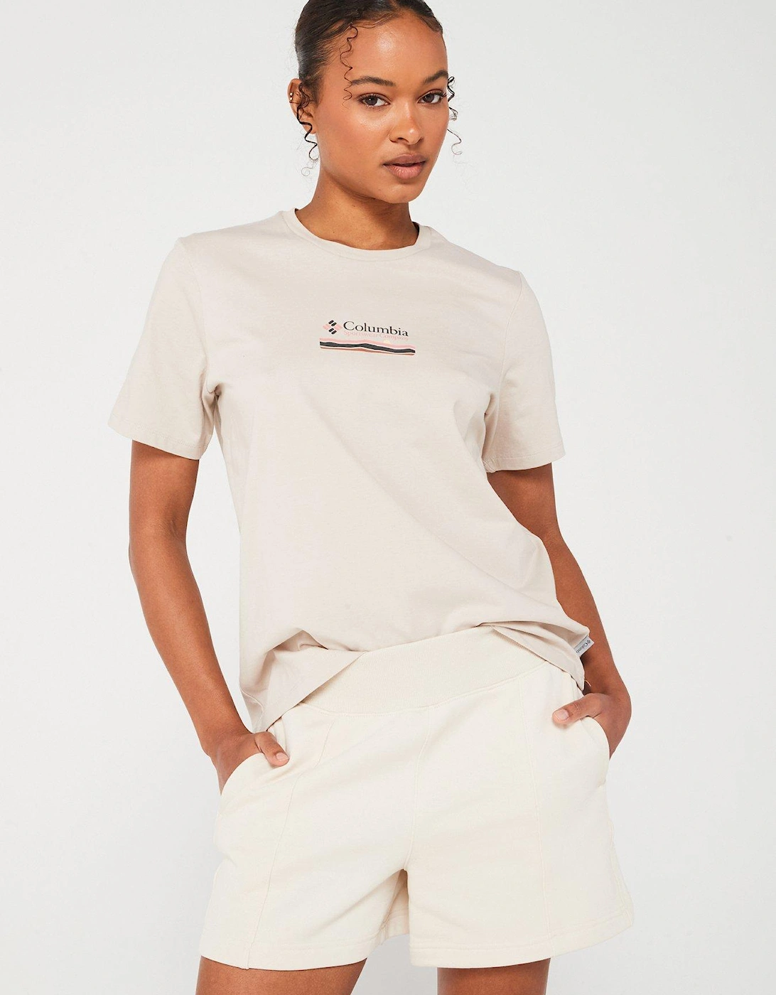 WoMens Boundless Beauty SS Tee - Sand, 2 of 1