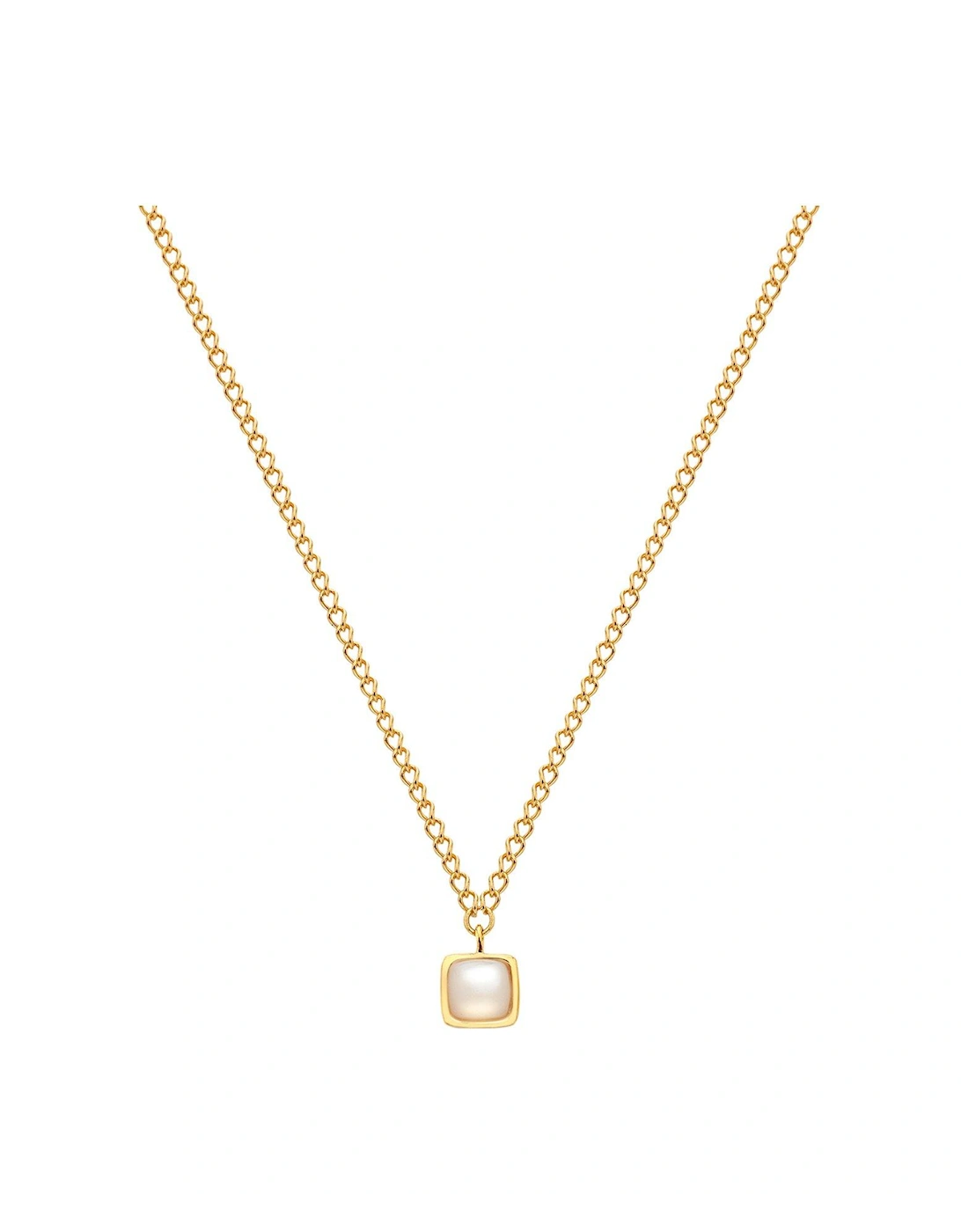 HDXGEM Square Necklace - Mother of Pearl, 2 of 1