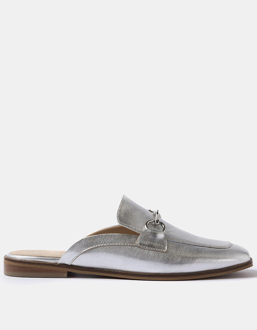 Rea Silver Backless Loafer, 2 of 1