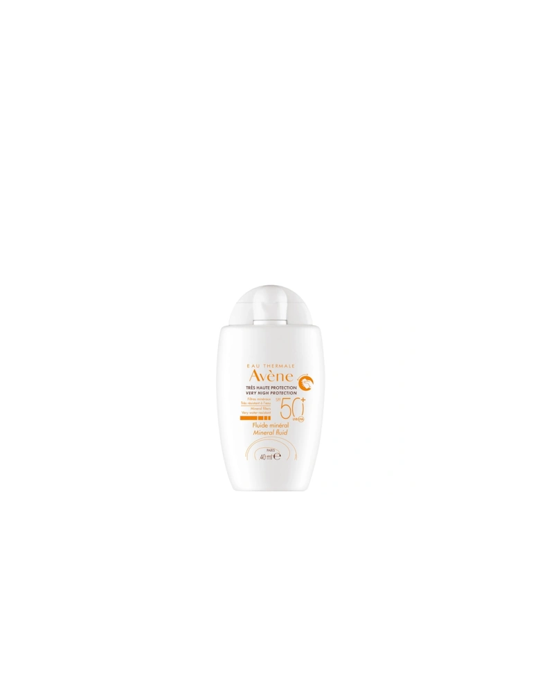 Avène Very High Protection Mineral Fluid SPF50+ Sun Cream for Intolerant Skin 40ml - Avene