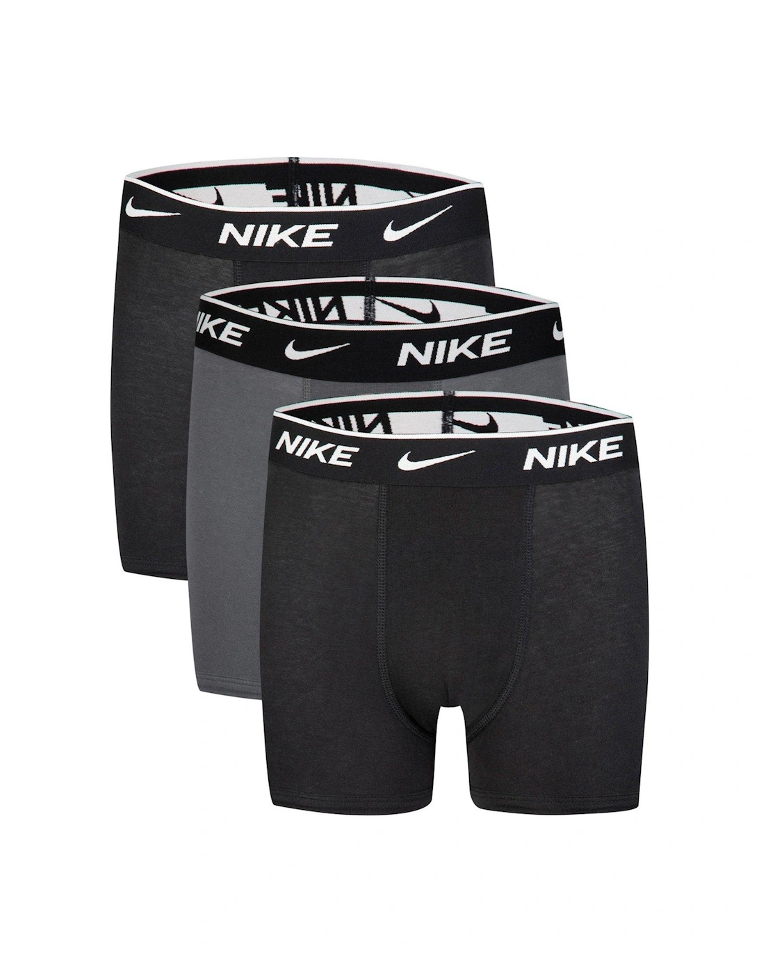 Junior Boys 3 Pack Boxer Brief Underwear - Black, 2 of 1