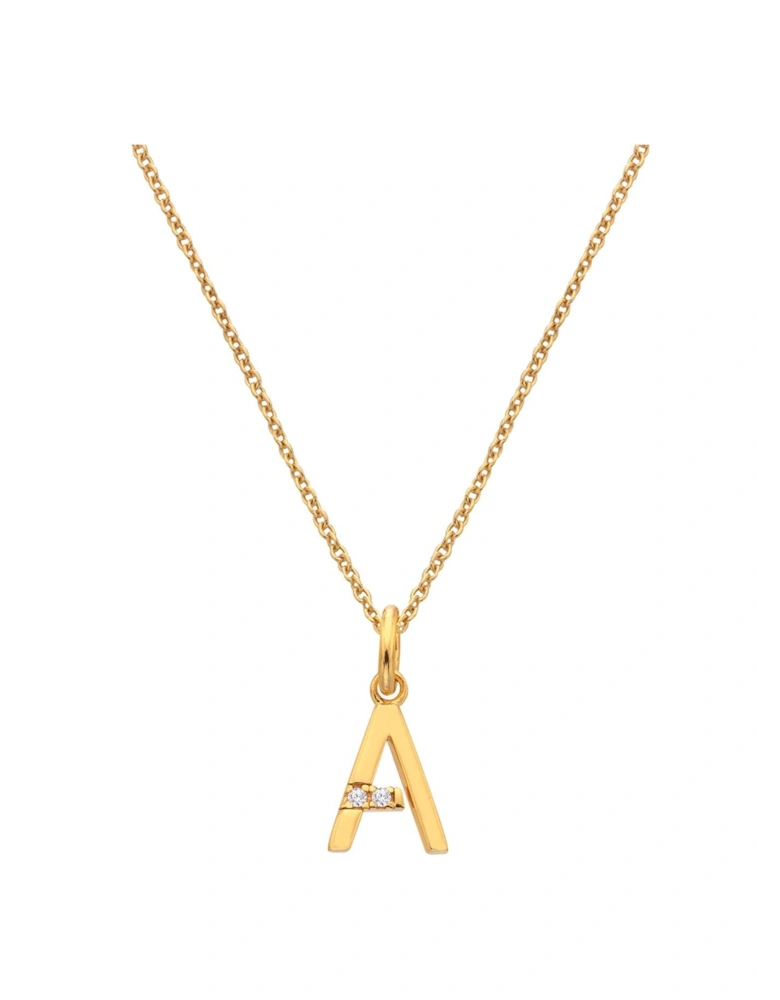 HD X JJ Letter Pendant - Gold Plated
