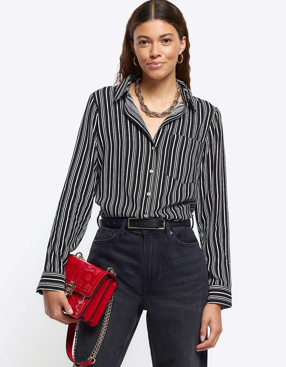 Stripe Shirt - Black, 2 of 1