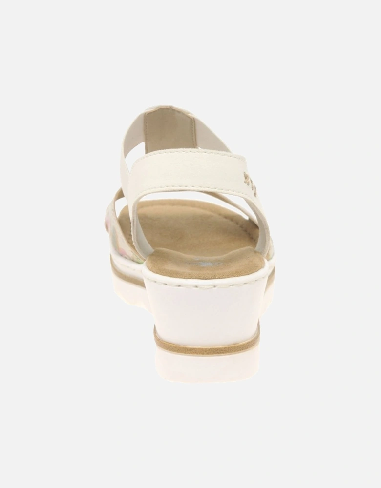 Medal Womens Wedge Heel Sandals