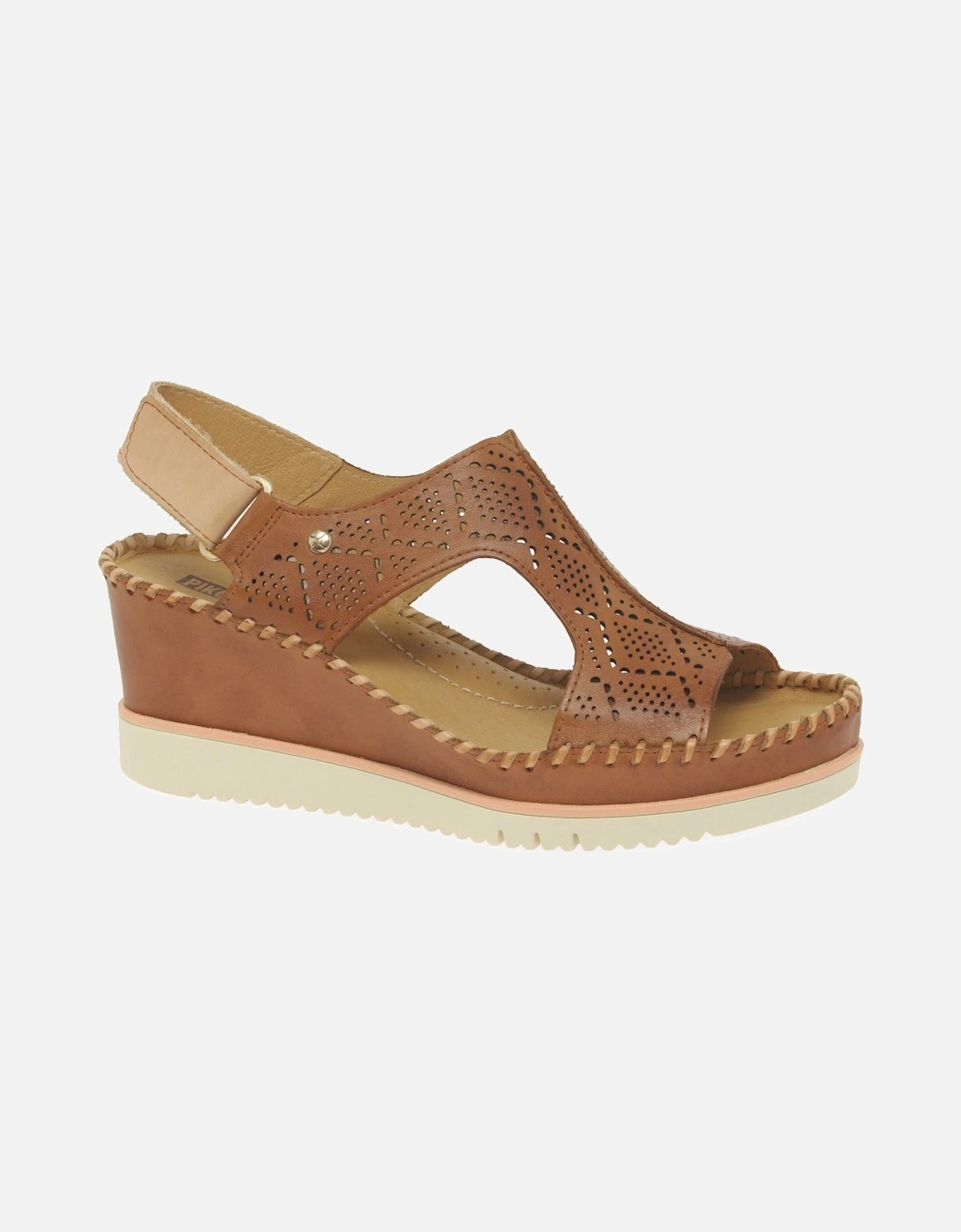 Pikolinos Women's Aguadulce Womens Wedge Heel Sandals - Brandy Lea - Size: 6