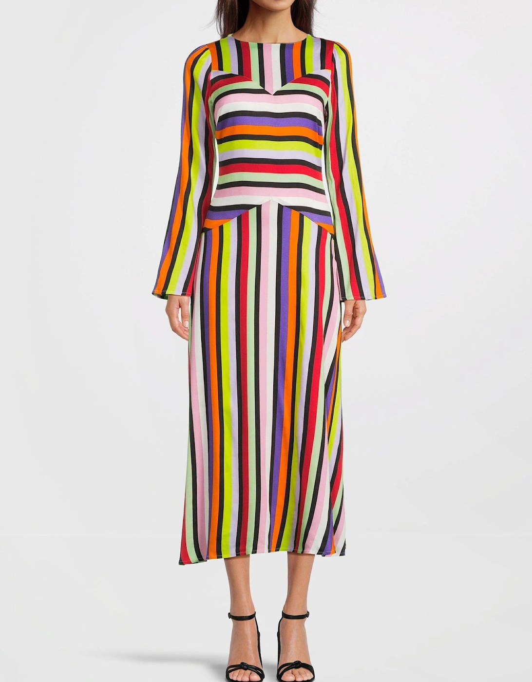 Theo Stretch Stripe Dress, 2 of 1