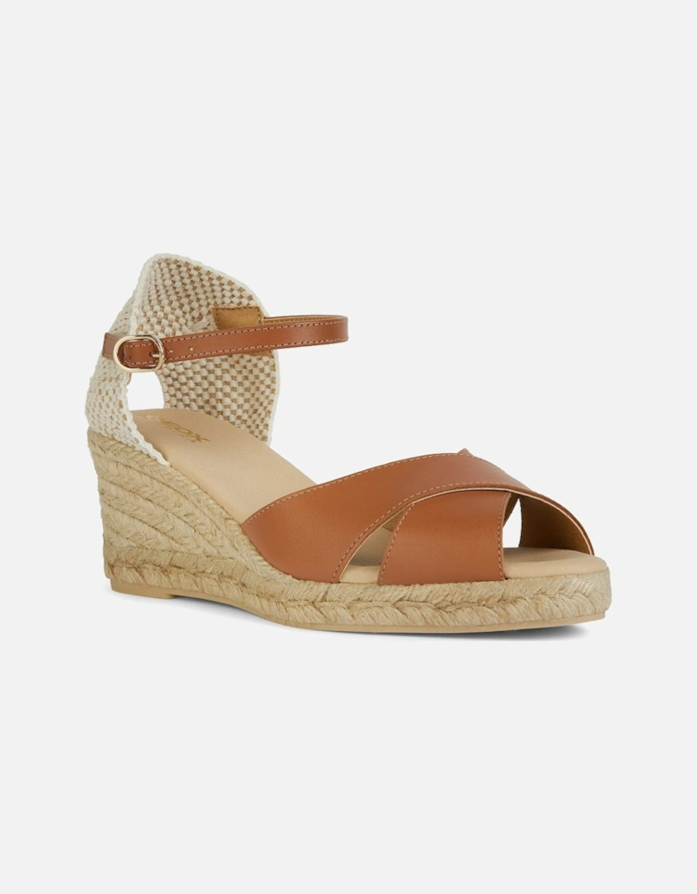 D Gelsa Low A Womens Wedge Sandals