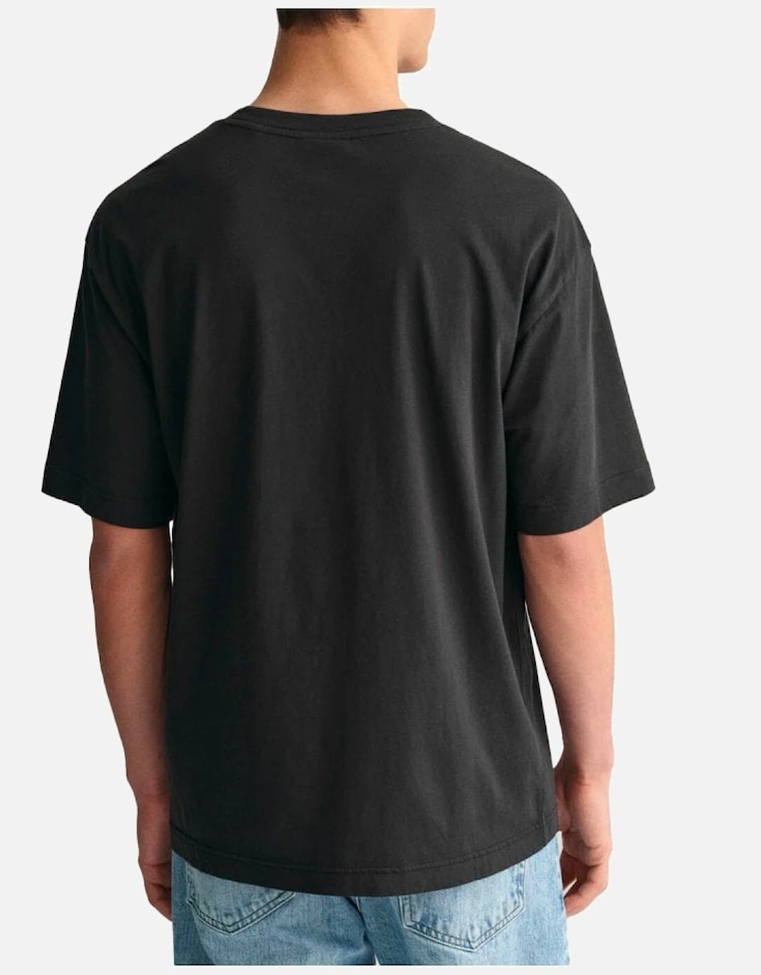 Washed Graphic Tshirt Ebony Black