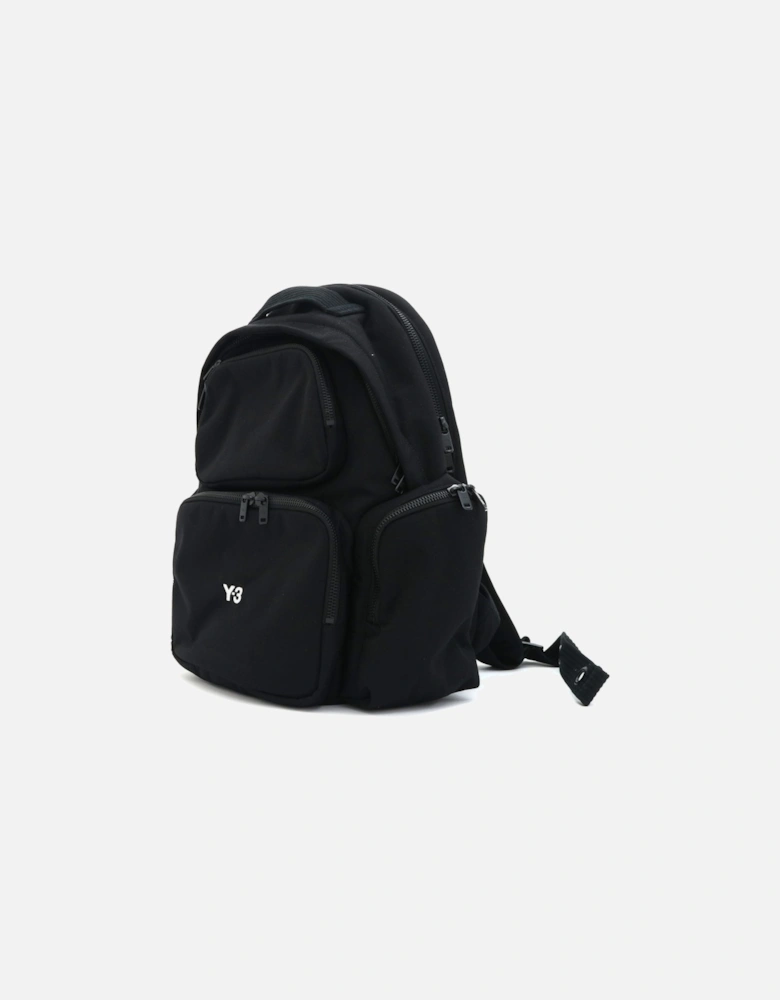 Multi Pocket Black Backpack