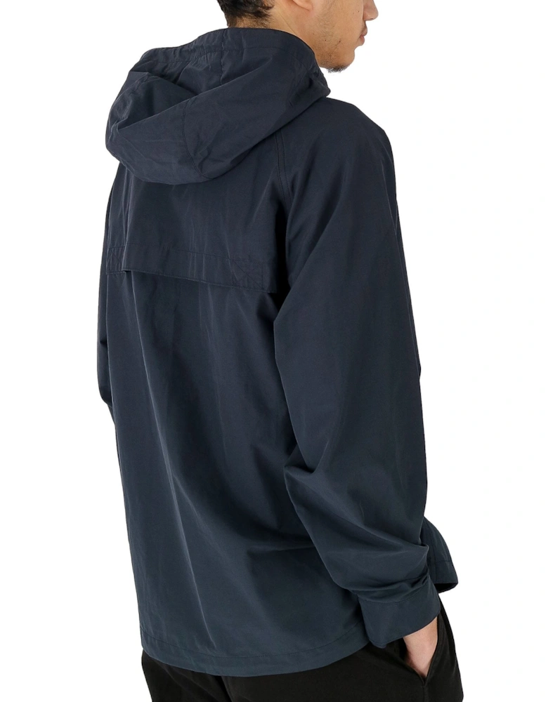 Mountain Cloth Hooded Navy Jacket