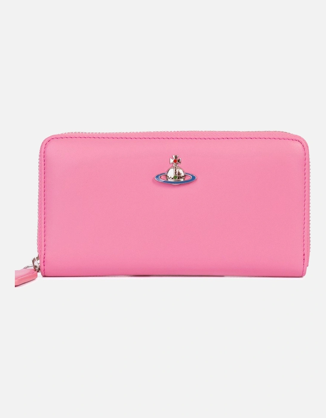 Nappa Classic Zip Pink Purse, 3 of 2