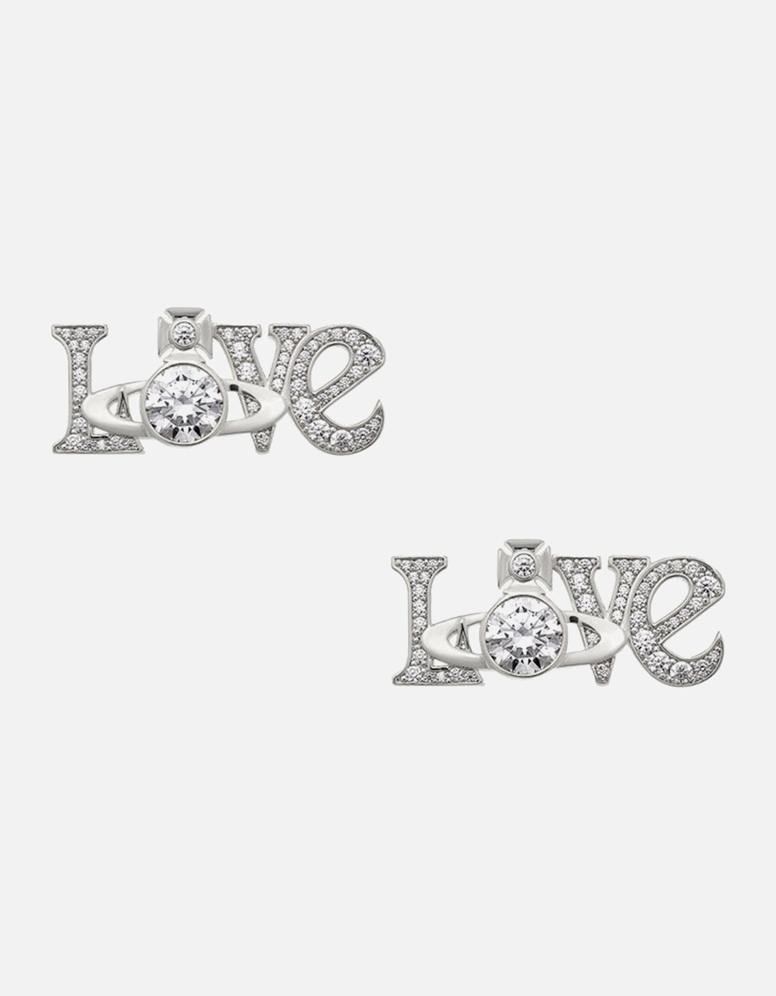 Roderica Love Silver Earrings, 3 of 2
