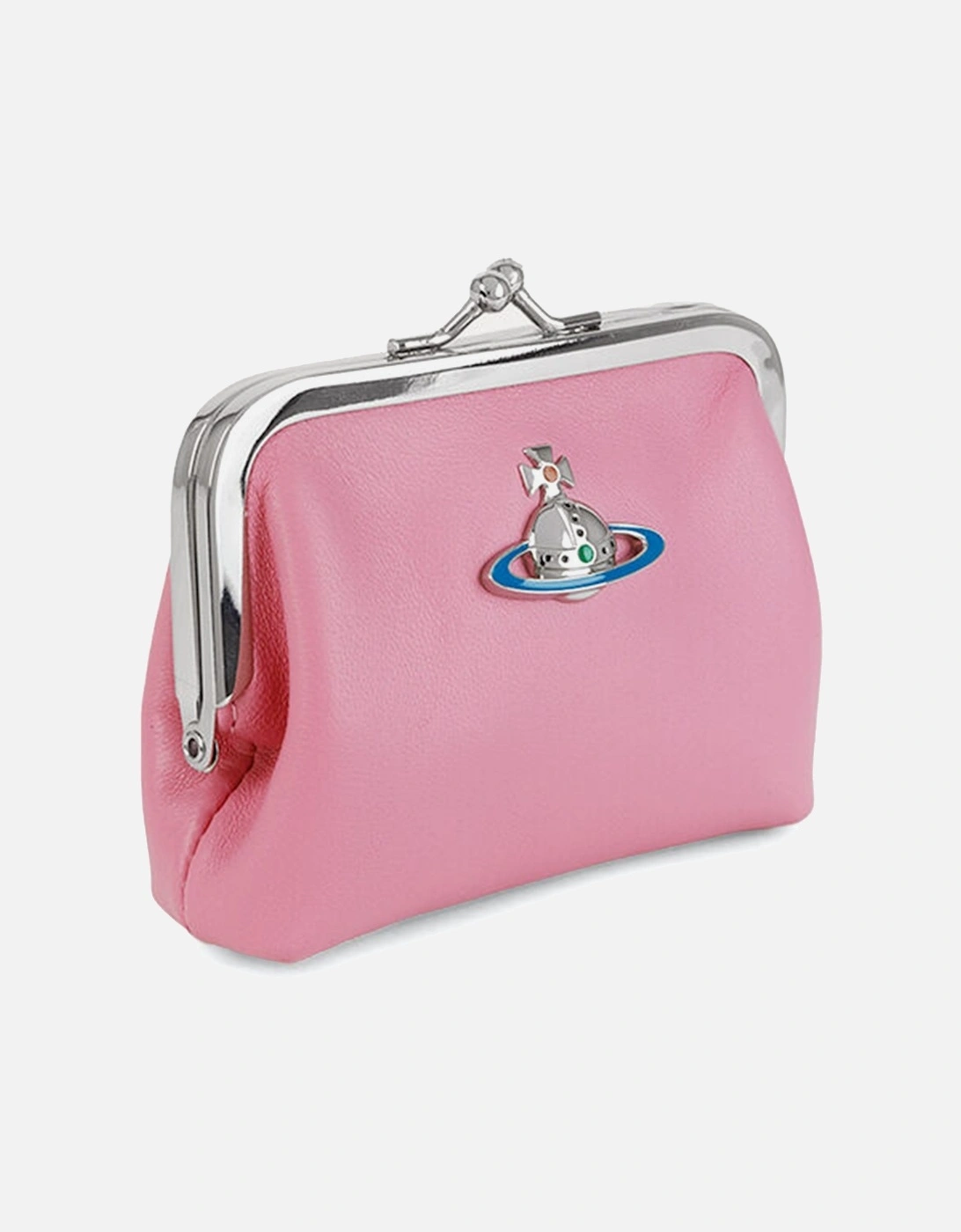 Nappa Frame Pink Coin Purse