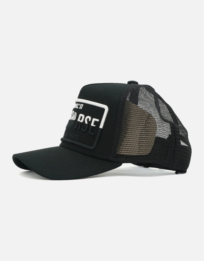 Iconic Half Black Trucker Cap