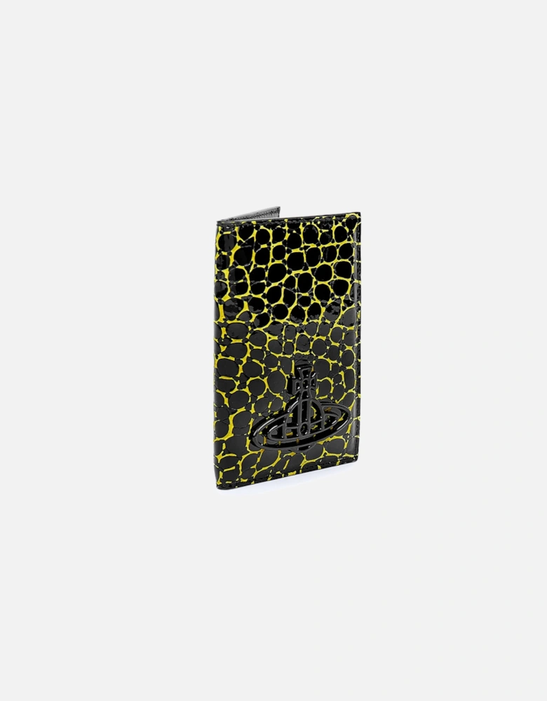 Sticky Croc Vertical Black Cardholder