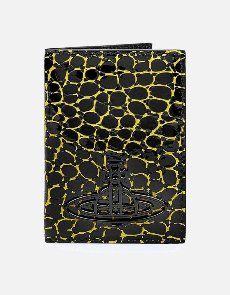 Sticky Croc Vertical Black Cardholder