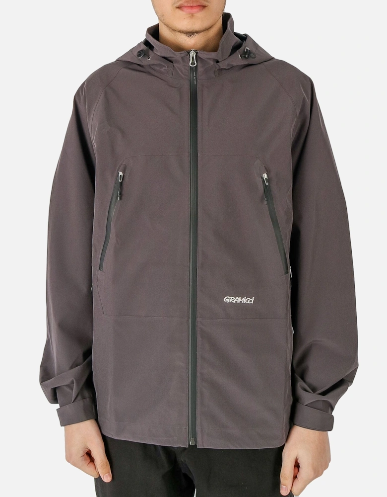 Waterproof Hooded Black Jacket