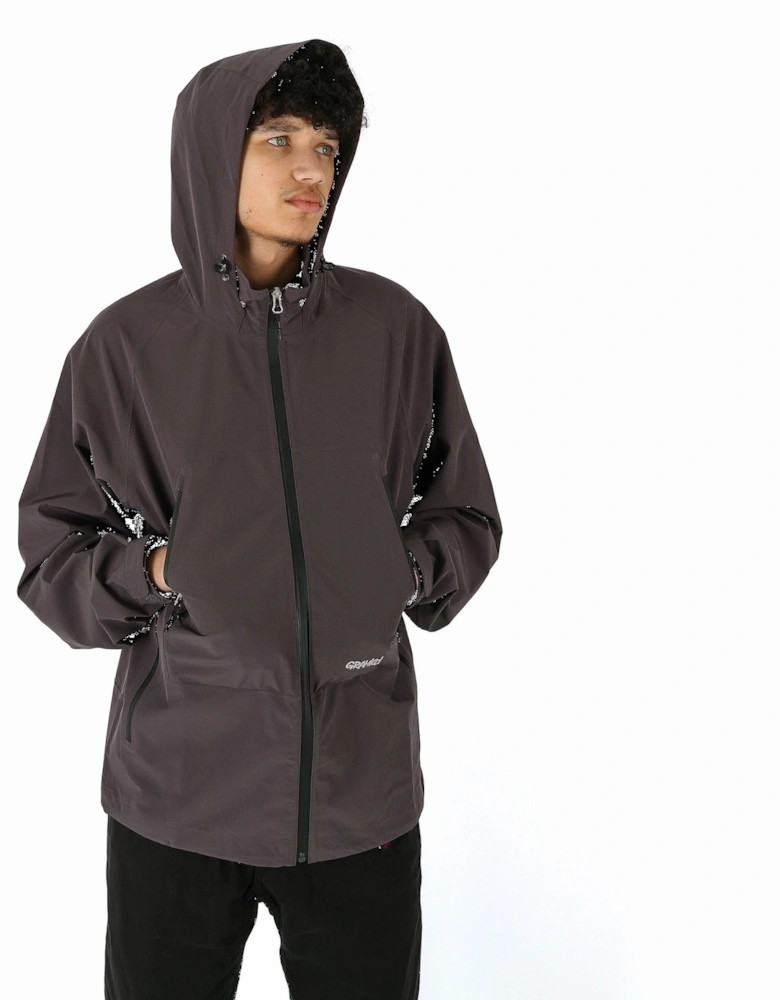 Waterproof Hooded Black Jacket