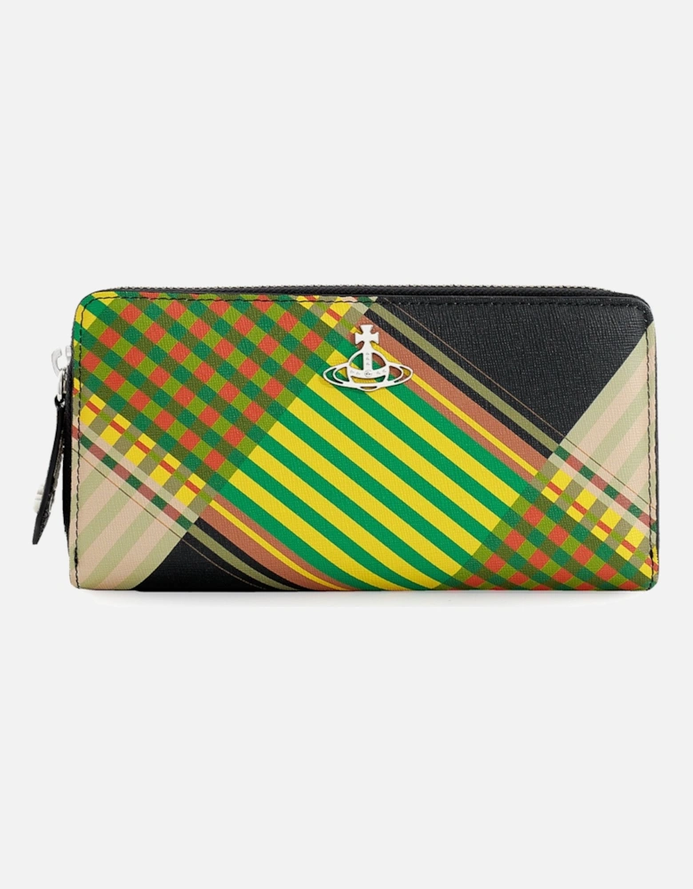 Saffinao Combat Tartan Zip Round Purse