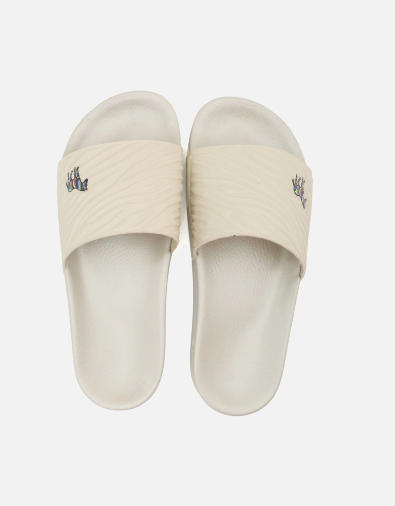 Classic Zebra White Slide