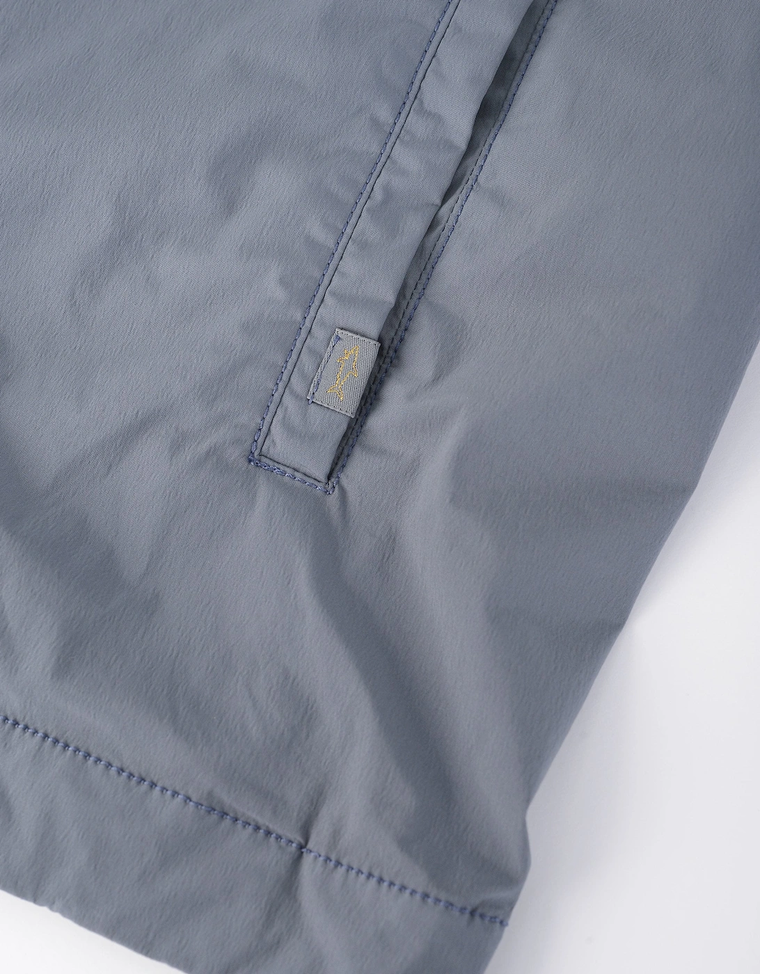 Garment Dyed Nylon Stretch Jacket Grey