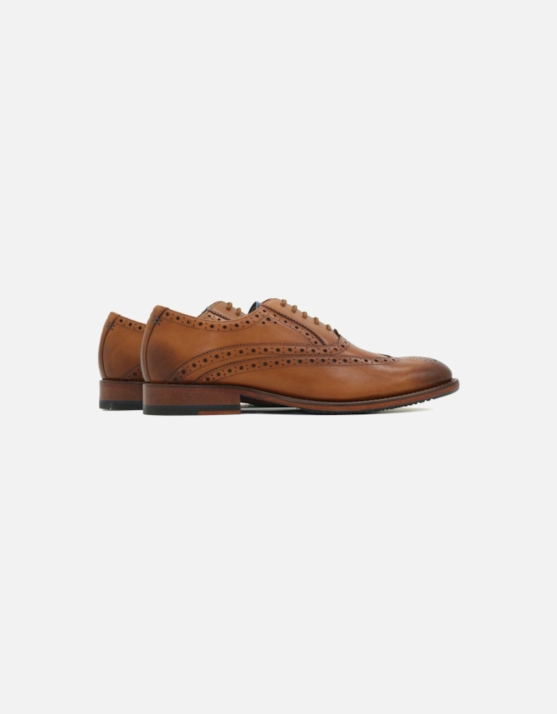 Ledwell Brogue Tan Shoe