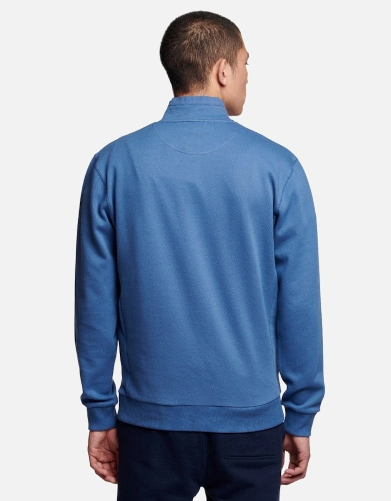 Washed Funnel Sweatshirt - Blue Horizon