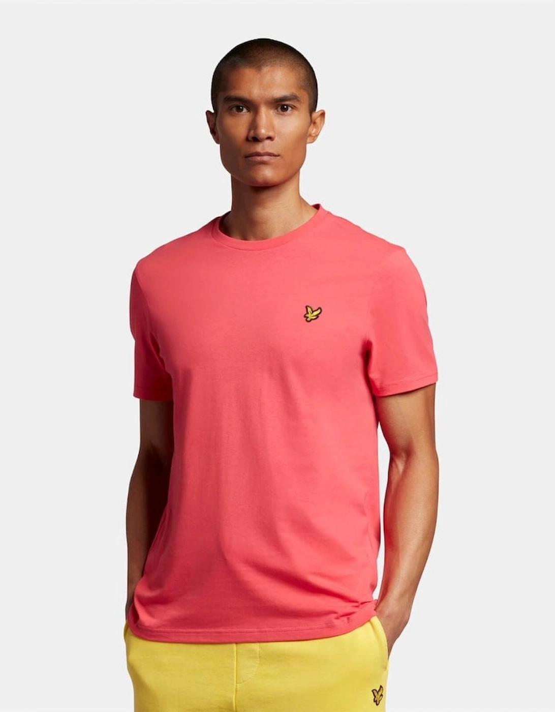 Lyle & Scott Plain T-Shirt - Electric Pink, 5 of 4