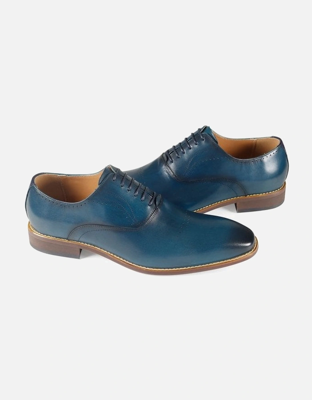 Pompei Derby Shoes - Navy