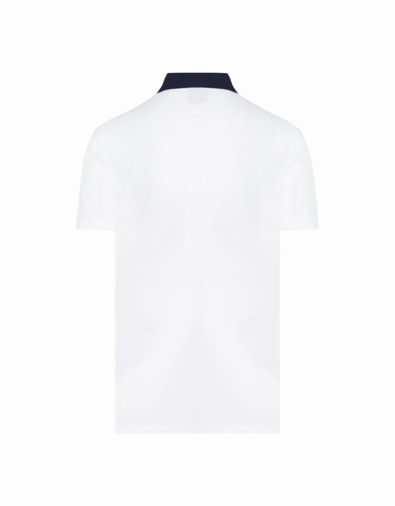 Pique Cotton Polo Shirt White