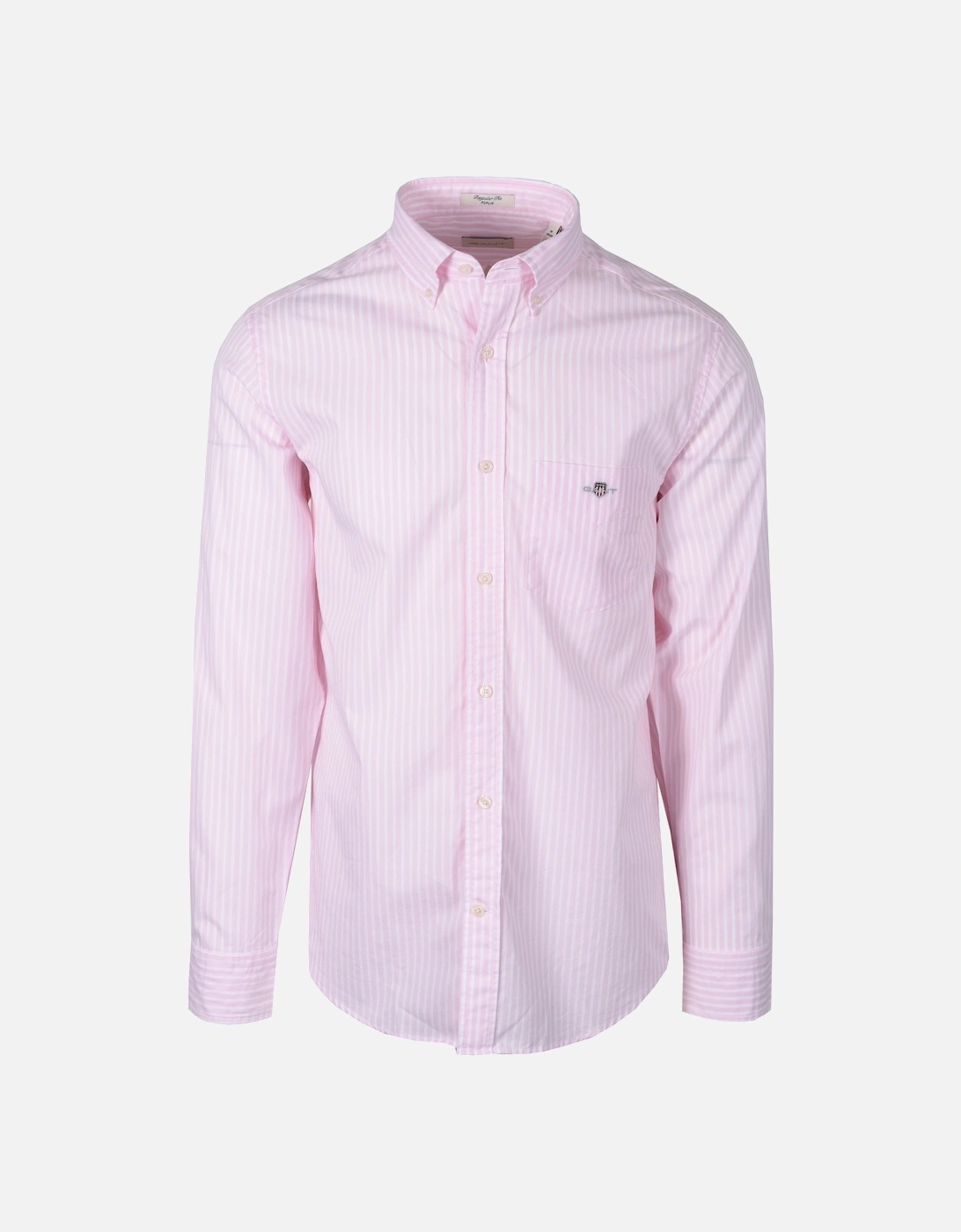 Reg Poplin Stripe Shirt Light Pink, 5 of 4