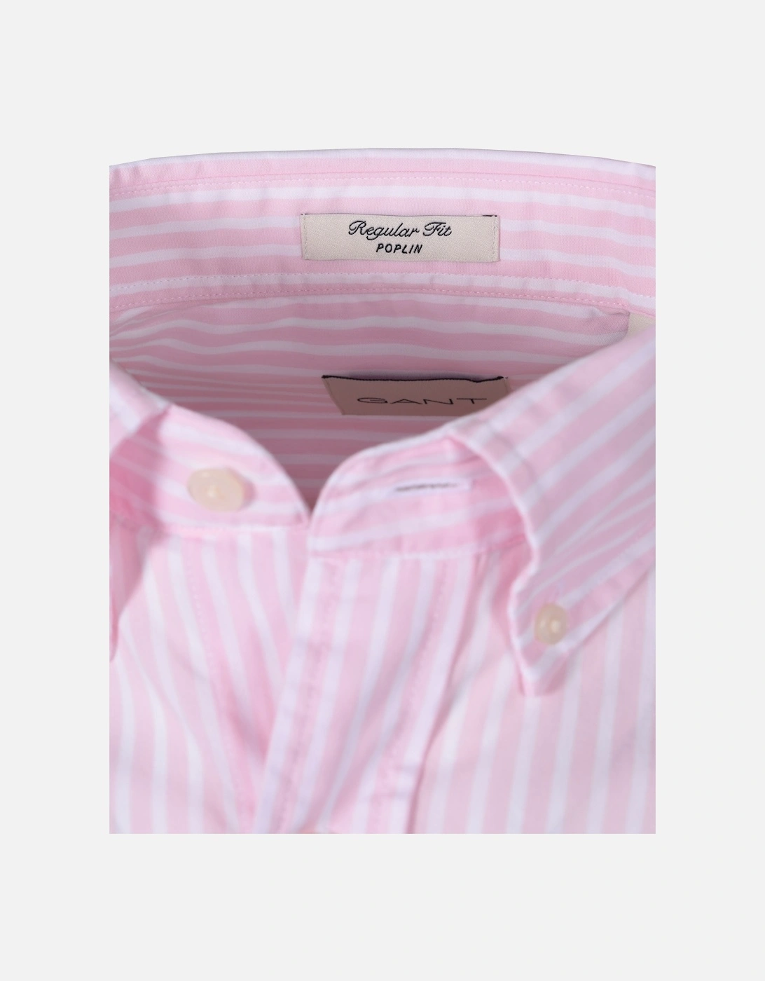 Reg Poplin Stripe Shirt Light Pink