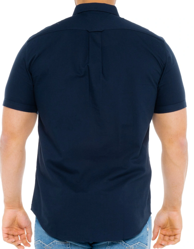 Mens Brewer S/S Button Down Shirt (Navy)