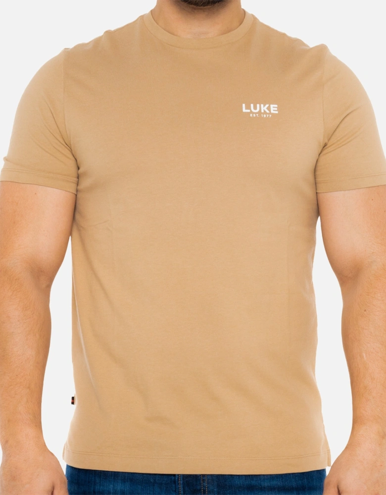Luke Mens Superb EST. 1977 T-Shirt (Biscuit)